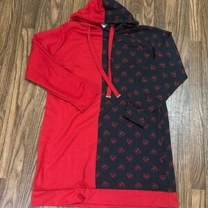 Woman Pullover Hoodie Sweatshirt * LOVE * Size XXL * Long